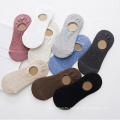 Female low cut non slip boat women socks